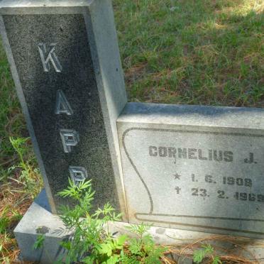 KAPP Cornelius J. 1908-1969