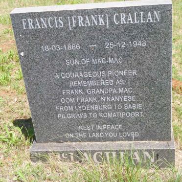 McLACHLAN Francis Crallan 1866-1943
