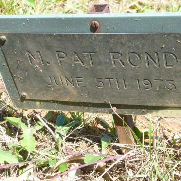 RONDI M. Pat -1973