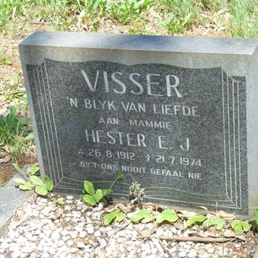 VISSER Hester E.J. 1912-1974