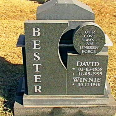 BESTER David 1939-1999 &amp; Winnie 1940-