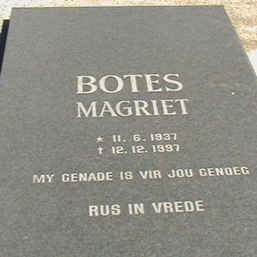 BOTES Magriet 1937-1997