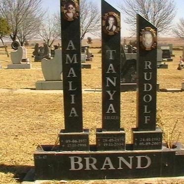 BRAND Rudolf 1982-2007 &amp; Tanya KRUGER 1979-2007 :: BRAND Amalia 1957-1998