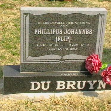 BRUYN Phillipus Johannes, du 1947-2010
