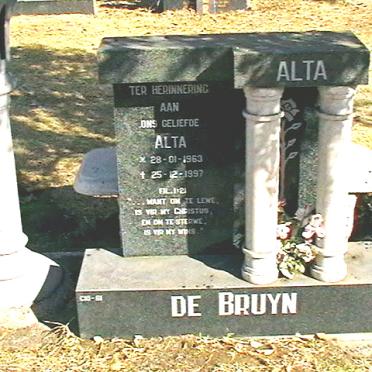 BRUYN Alta, de 1963-1997