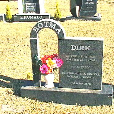 BOTMA Dirk 1970-2007