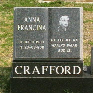 CRAFFORD Anna Francina 1939-2011