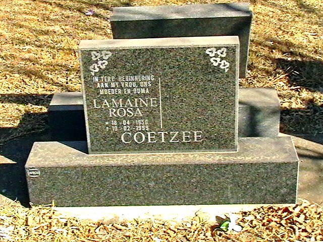 COETZEE La-Maine Rosa 1950-1999