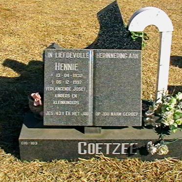 COETZEE Hennie 1932-1997