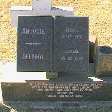 DELPORT Antonie 1978-1994