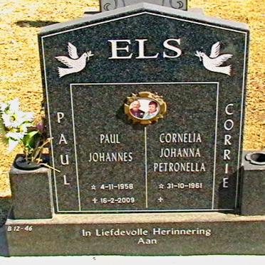 ELS Paul 1958-2009 &amp; Cornelia Johanna Petronella 1961-