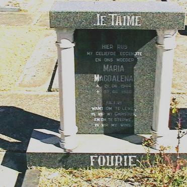 FOURIE Maria Magdalena 1944-1988