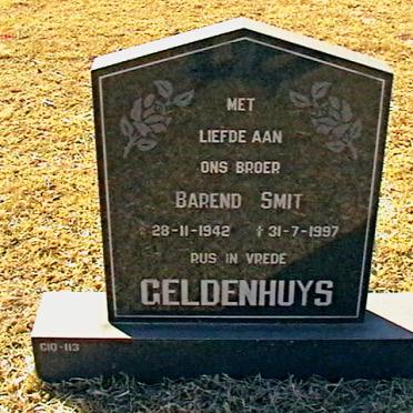 GELDENHUYS Barend Smit 1942-1997