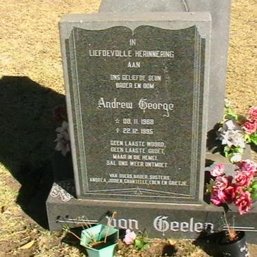 GEELEN Andrew George, van 1968-1995