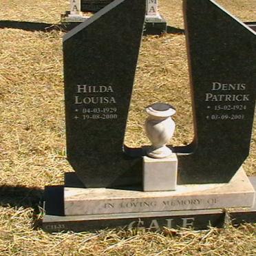 GALE Denis Patrick 1924-2003 &amp; Hilda Louisa 1929-2000