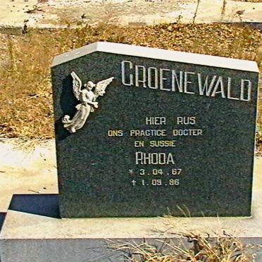 GROENEWALD Rhoda 1967-1986