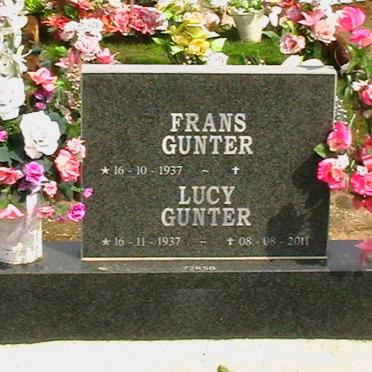 GUNTER Frans 1937- &amp; Lucy 1937-2011
