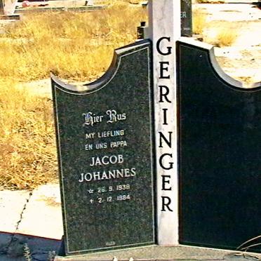 GERINGER Jacob Johannes 1938-1984