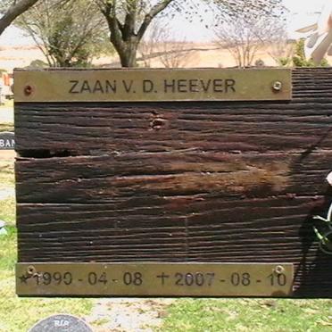 HEEVER Zaan, van der 1990-2007