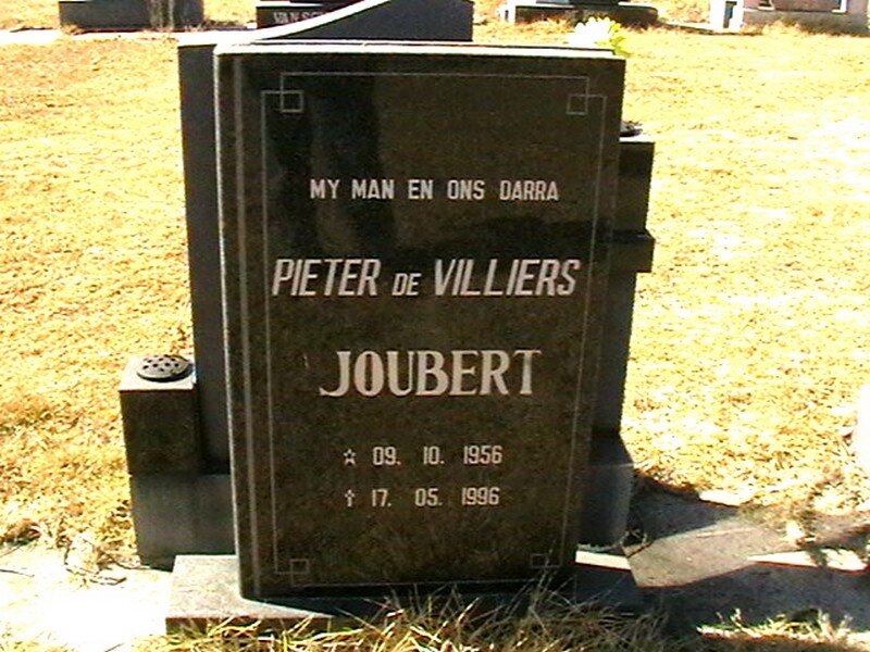 JOUBERT Pieter de Villiers 1956-1996