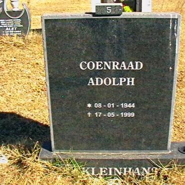 KLEINHANS Coenraad Adolph 1944-1999