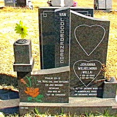 LOGGERENBERG Johanna Wilhelmina, van 1949-1995