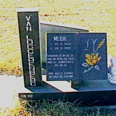 LOGGERENBERG Meisie, van 1950-1992