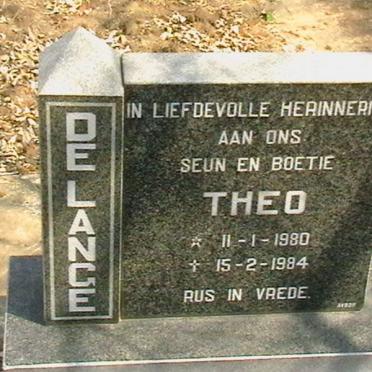 LANGE Theo, de 1980-1984