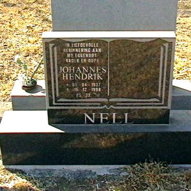 NELL Johannes Hendrik 1937-1998