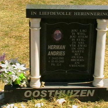 OOSTHUIZEN Herman Andries 1981-2005