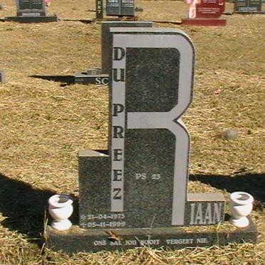 PREEZ Riaan, du 1973-1999