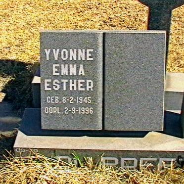 PREEZ Yvonne Emma Esther, du 1945-1996