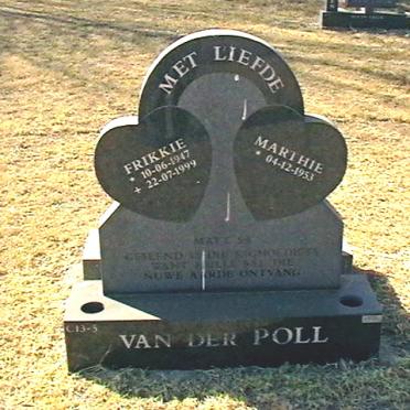 POLL Frikkie, van der 1947-1999 &amp; Marthie 1953-