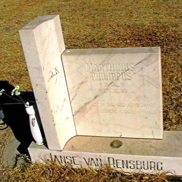 RENSBURG Marthinus Philippus, Janse van 1941-1990