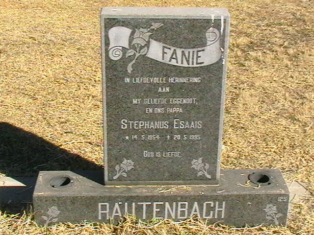 RAUTENBACH Stephanus Esaais 1954-1995