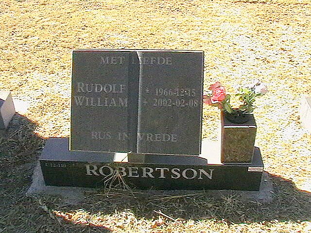 ROBERTSON Rudolf William 1966-2002