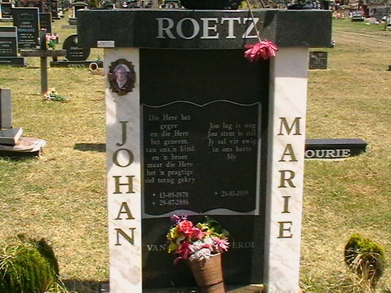 ROETZ Marie 1959- :: ROETZ Johan 1978-2006