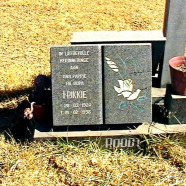 ROODT Frikkie 1924-1996