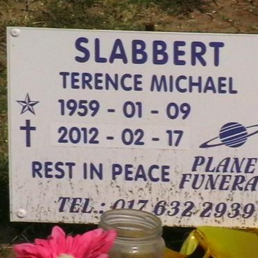 SLABBERT Terence Michael 1959-2012