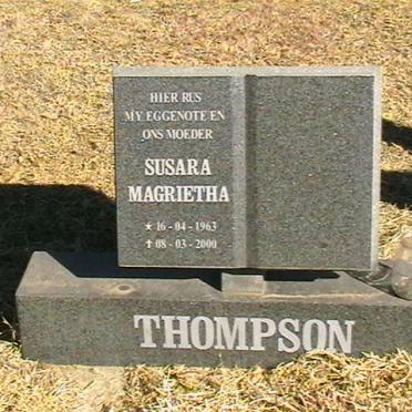 THOMPSON Susara Magrietha 1963-2000