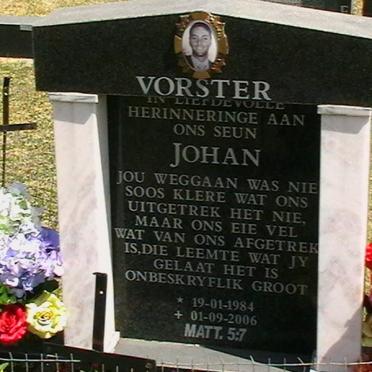 VORSTER Johan 1984-2006