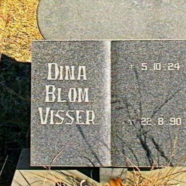 VISSER Dina Blom 1924-1990