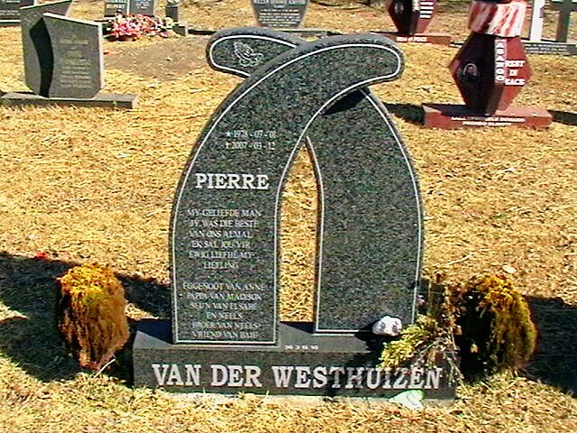 WESTHUIZEN Pierre, van der 1978-2007