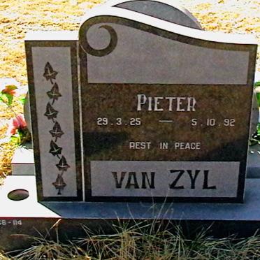 ZYL Pieter, van 1925-1992