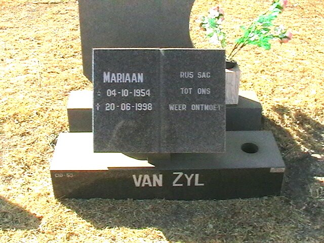 ZYL Mariaan, van 1954-1998