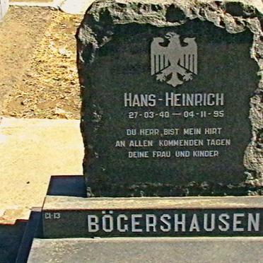 BÖGERSHAUSEN Hans-Heinrich 1940-1995