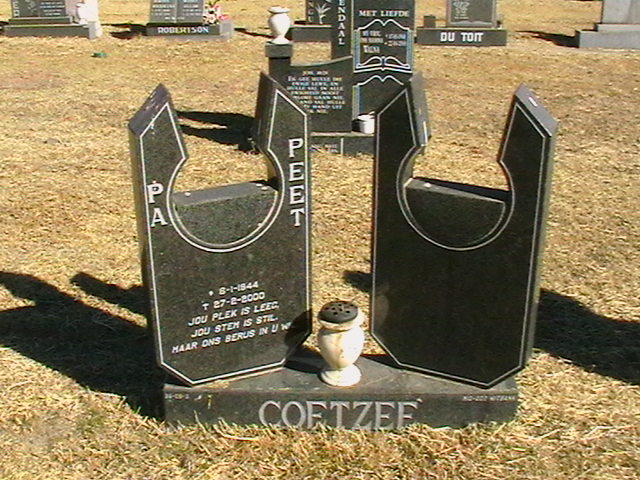 COETZEE Peet 1944-2000