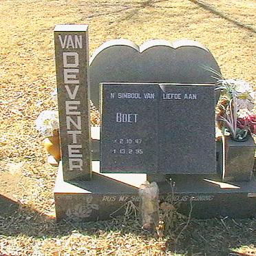 DEVENTER Boet, van 1947-1995