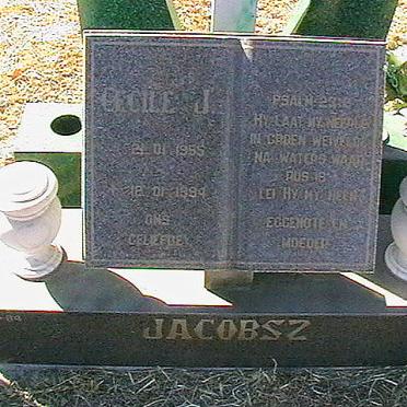 JACOBSZ Cecile 1955-1994