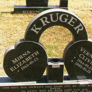 KRUGER Vernon Clive 1964-2005 &amp; Mirna Elizabeth 1963-